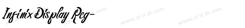 Infinix Display Reg字体转换